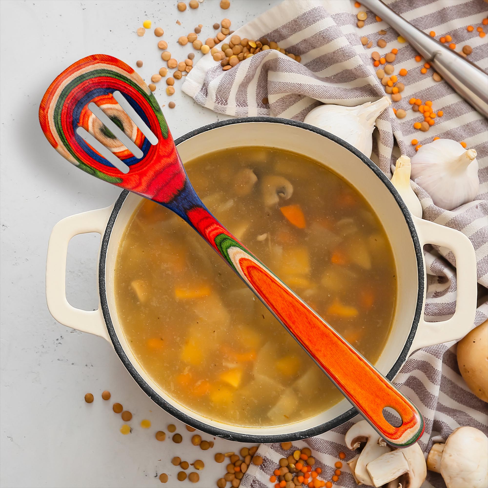 Baltique® Marrakesh Collection Slotted Spoon, 12-1/2"
