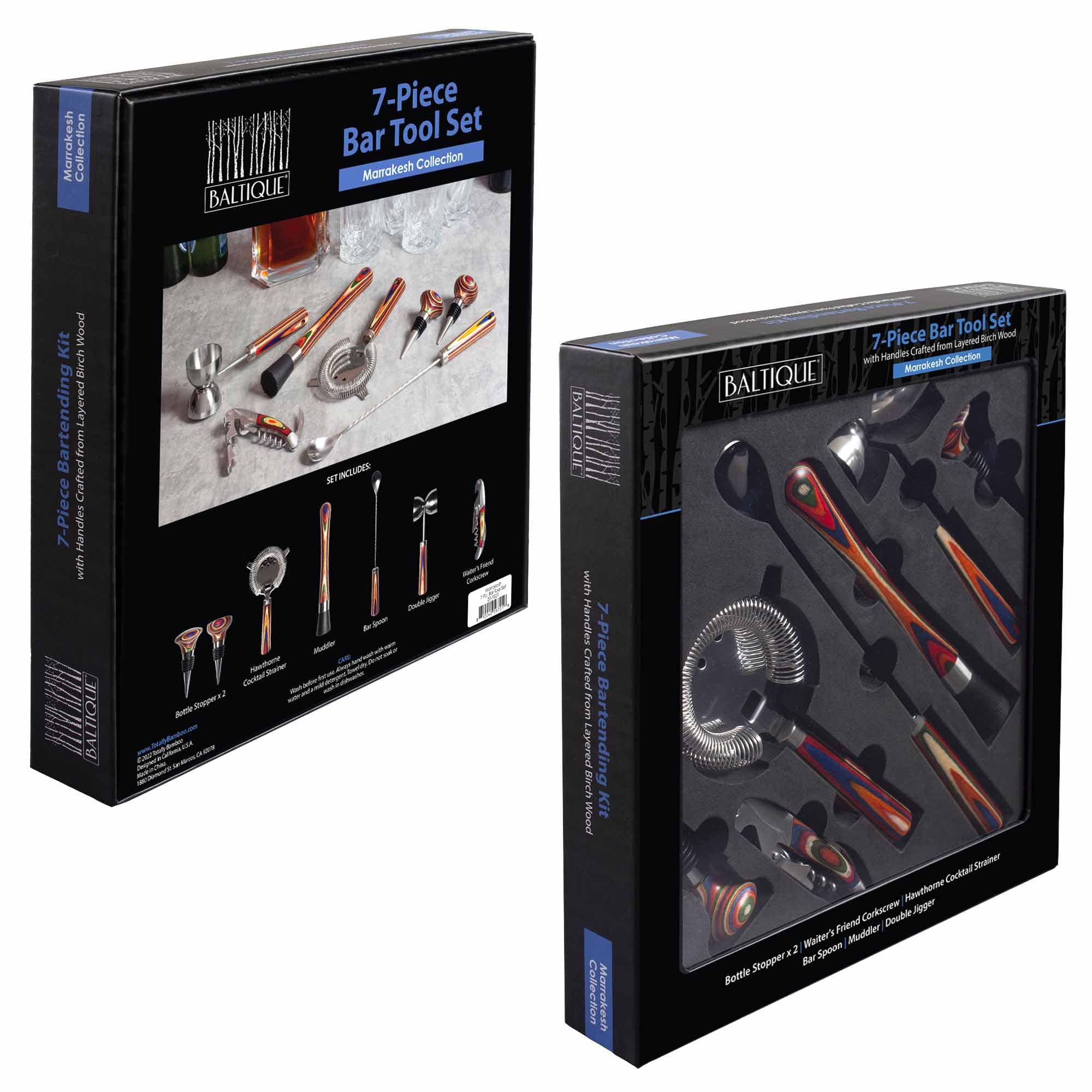 Baltique® Marrakesh Collection 7-Piece Bartending Kit