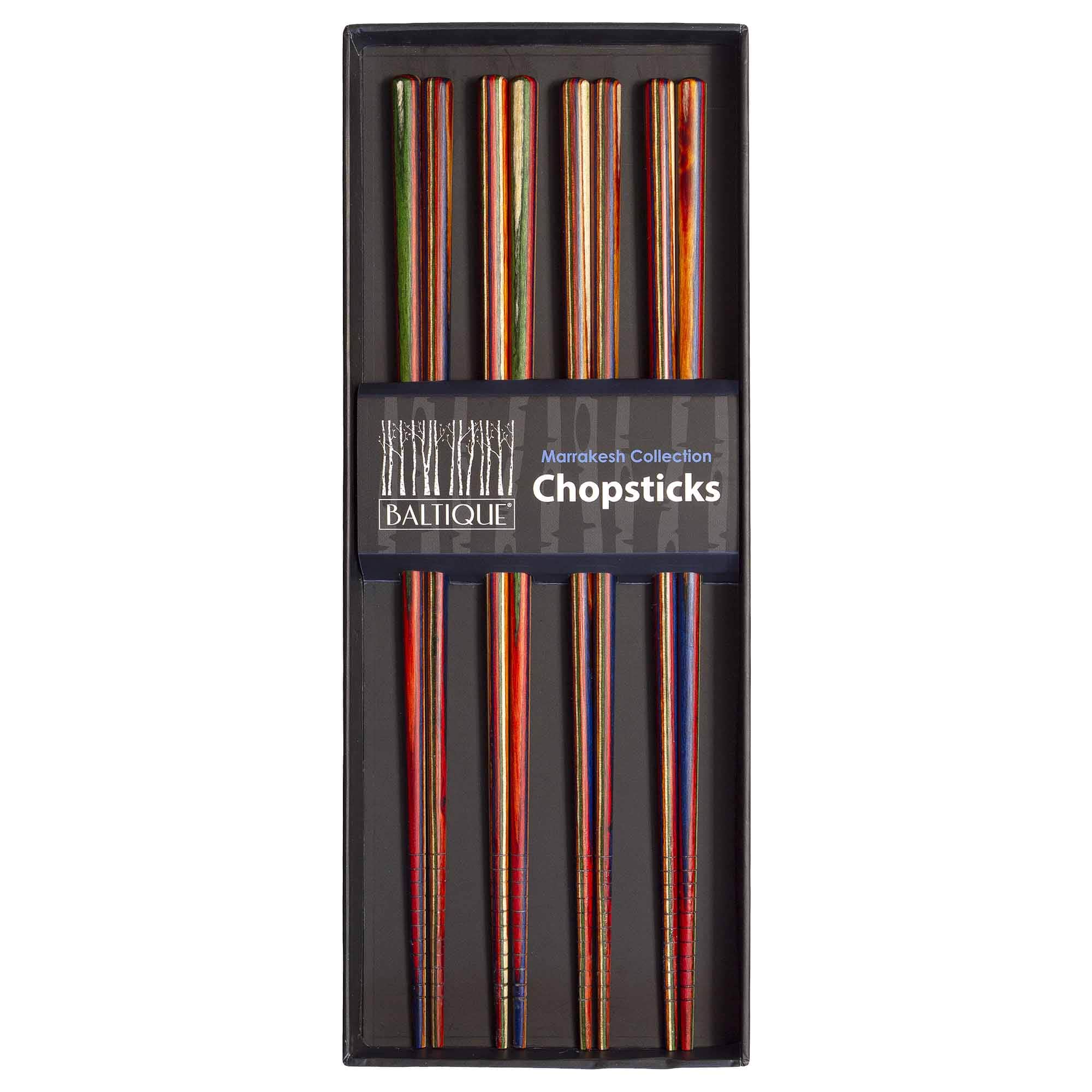 Baltique® Marrakesh Collection Reusable Chopsticks, 4 Pairs
