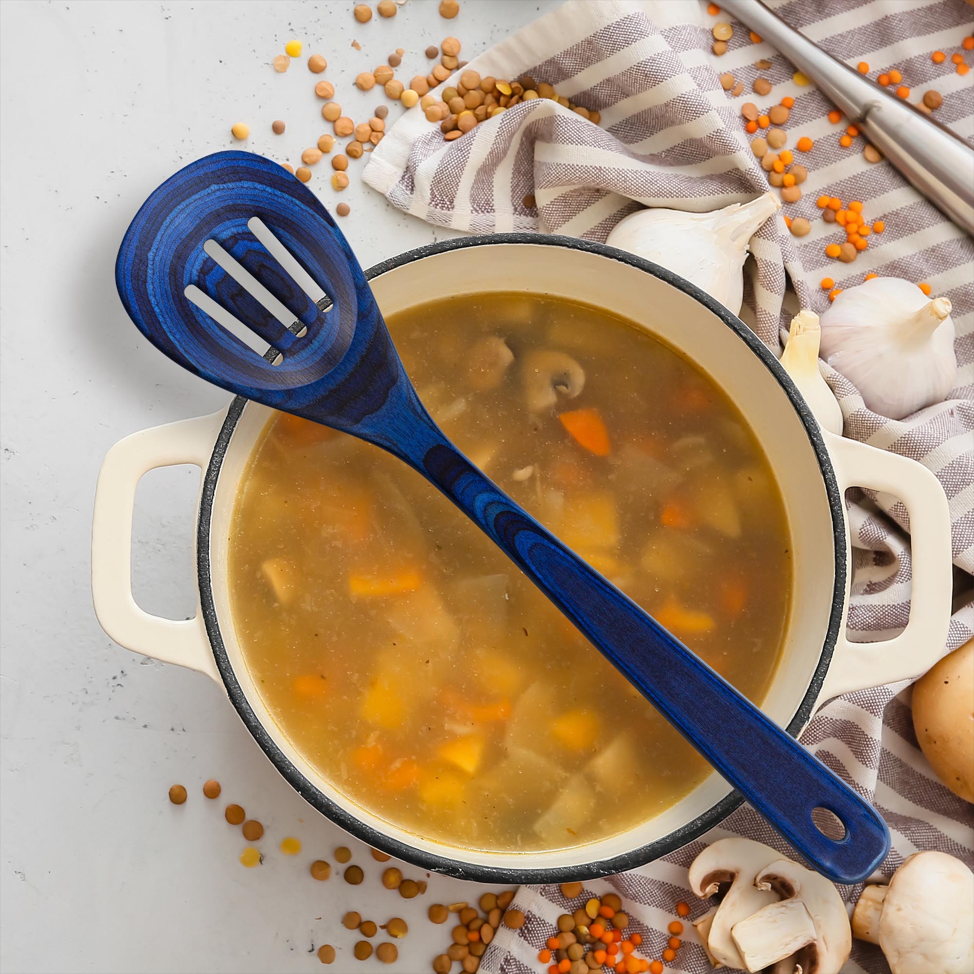 Baltique® Malta Collection Slotted Spoon, 12-1/2"