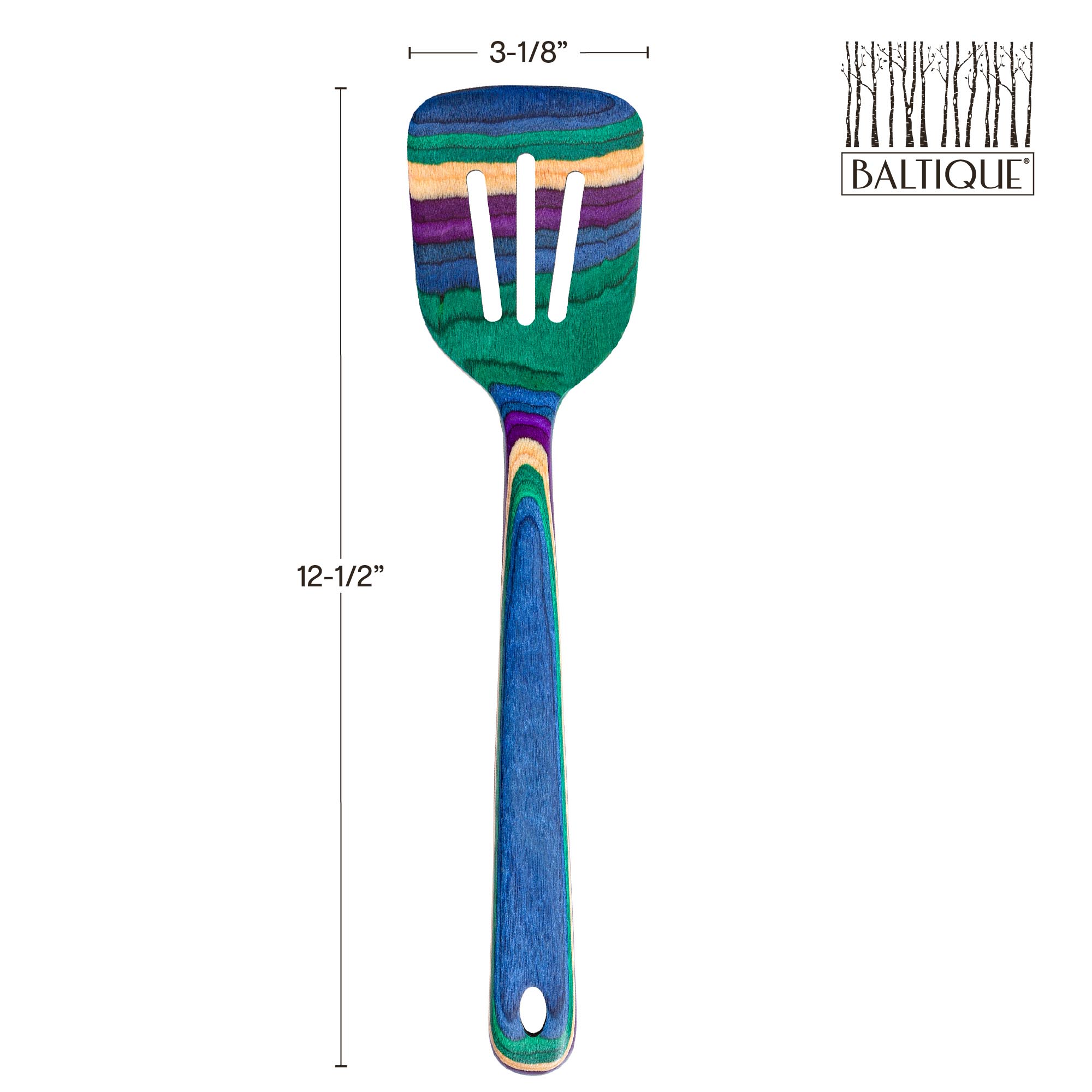 Baltique® Mumbai Collection Slotted Spatula, 12-1/2"
