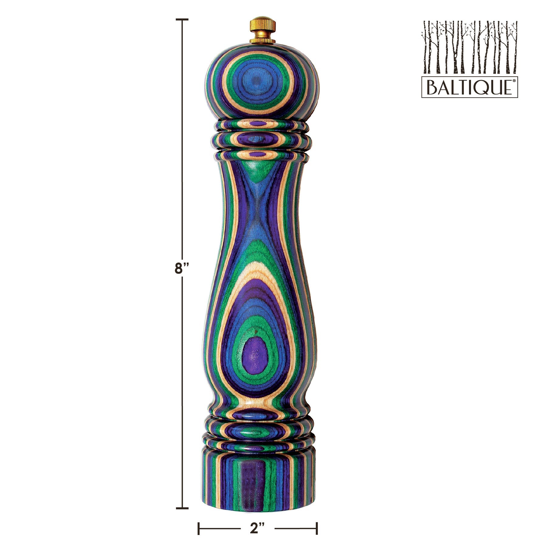 Baltique® Mumbai Collection Pepper Grinder