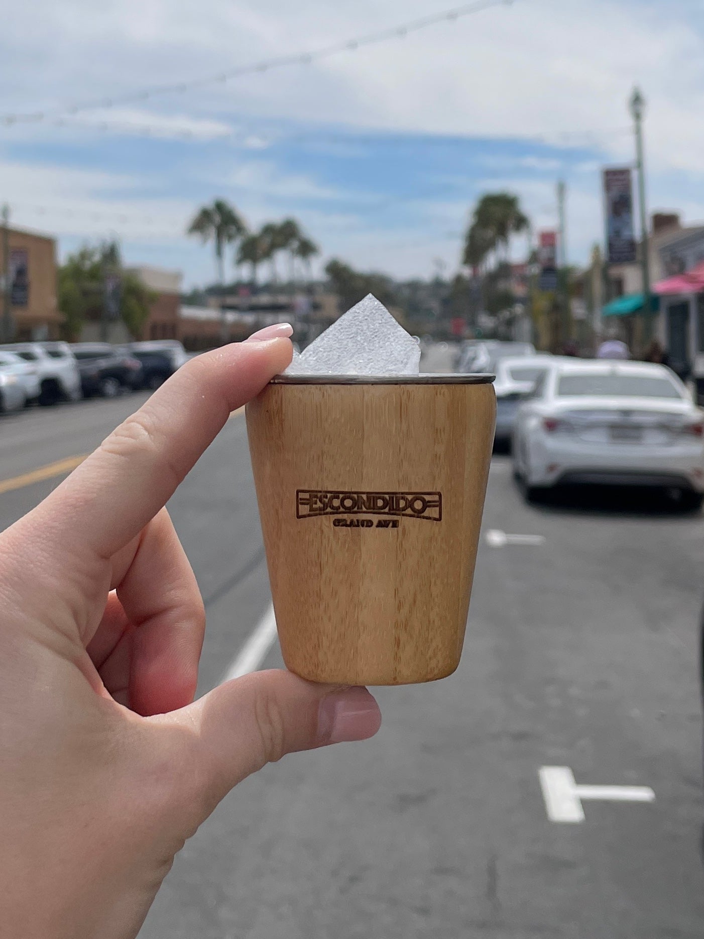 Escondido Engraved Bamboo 2oz Shotglass