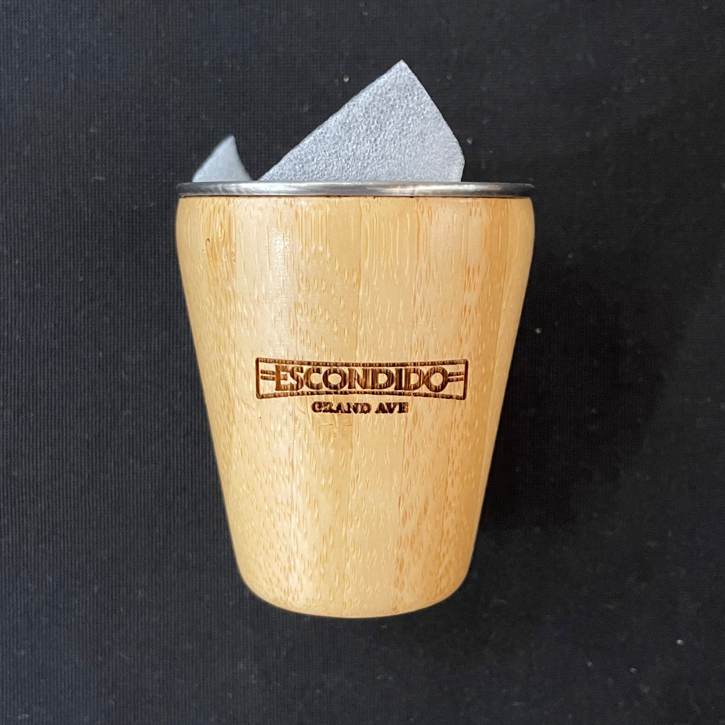 Escondido Engraved Bamboo 2oz Shotglass