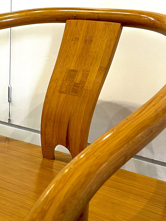 Handcrafted Bamboo Detailed Chair