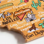 California Cutting Board with Artwork by Fish Kiss™