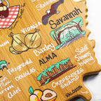 Georgia Cutting Board with Artwork by Fish Kiss™