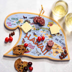 Hawaiian Islands Cutting Board with Artwork by Fish Kiss™