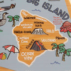 Hawaiian Islands Cutting Board with Artwork by Fish Kiss™