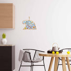 Hawaiian Islands Cutting Board with Artwork by Fish Kiss™