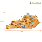 Kentucky Cutting Board with Artwork by Fish Kiss™
