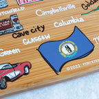 Kentucky Cutting Board with Artwork by Fish Kiss™