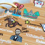 Kentucky Cutting Board with Artwork by Fish Kiss™