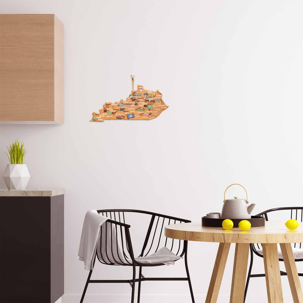 Kentucky Cutting Board with Artwork by Fish Kiss™