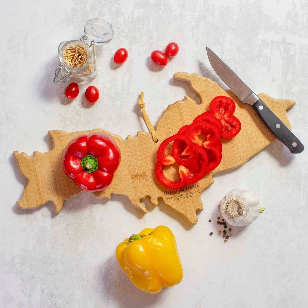 Michigan Upper Peninsula Cutting Board with Artwork by Fish Kiss™