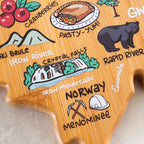 Michigan Upper Peninsula Cutting Board with Artwork by Fish Kiss™
