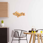Michigan Upper Peninsula Cutting Board with Artwork by Fish Kiss™