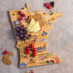 Minnesota Cutting Board with Artwork by Fish Kiss™