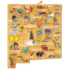 New Mexico Cutting Board with Artwork by Fish Kiss™