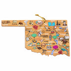 Oklahoma Cutting Board with Artwork by Fish Kiss™