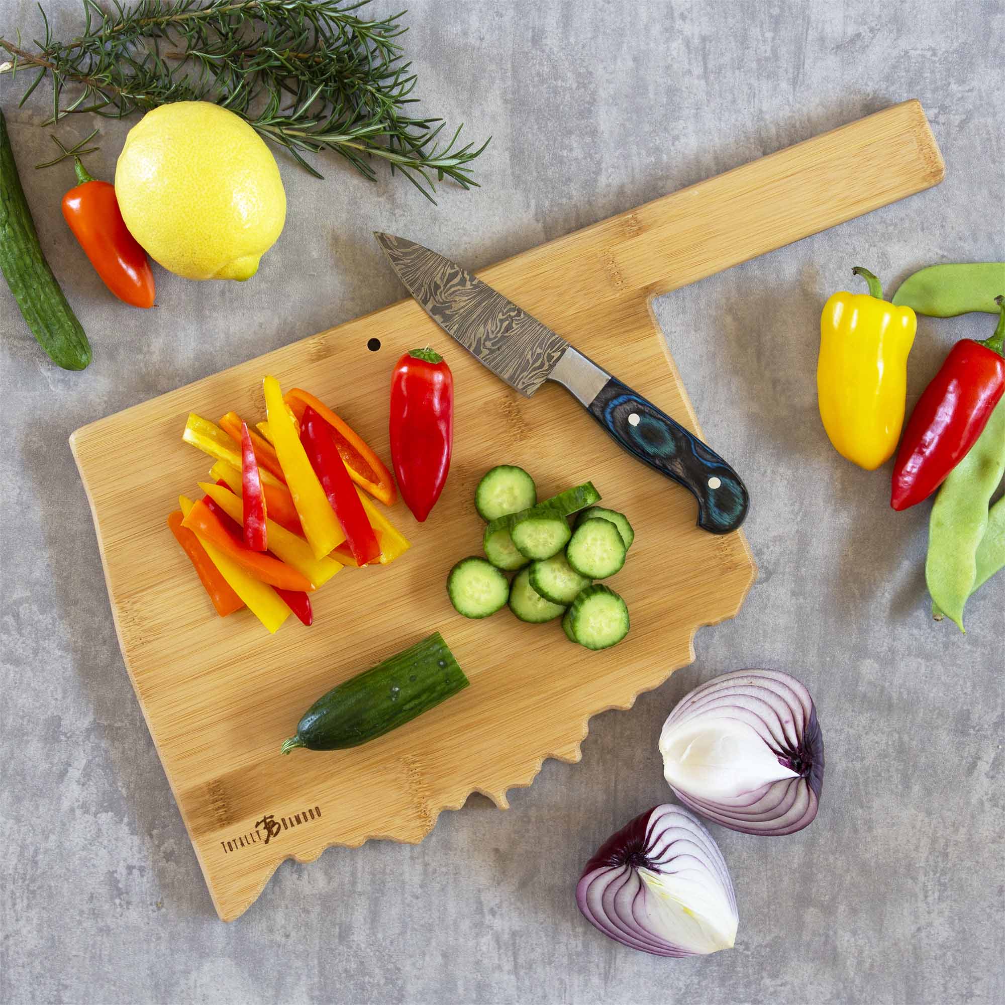 Oklahoma Cutting Board with Artwork by Fish Kiss™