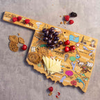 Oklahoma Cutting Board with Artwork by Fish Kiss™