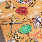 Oklahoma Cutting Board with Artwork by Fish Kiss™