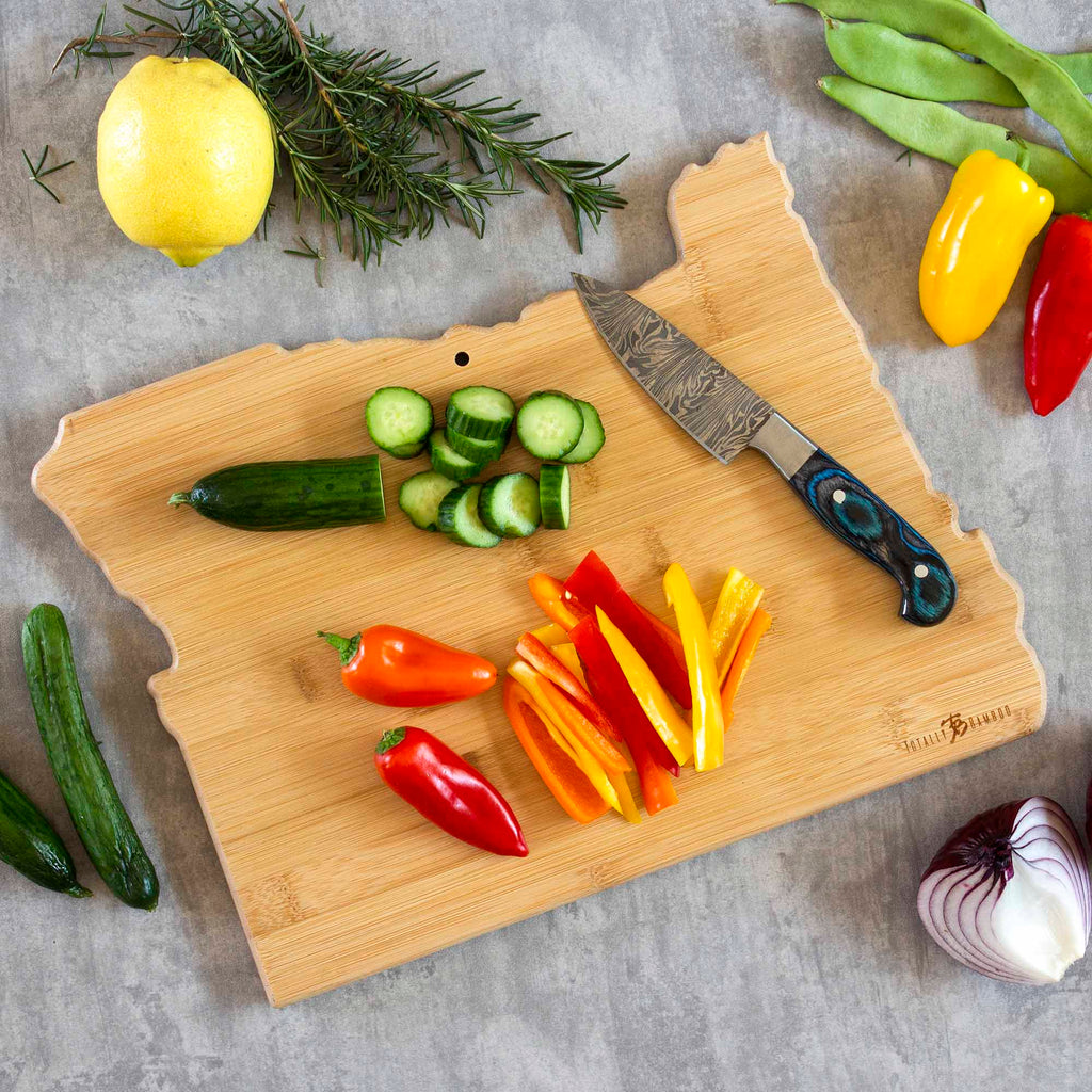Oregon Cutting Board with Artwork by Fish Kiss™