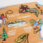 Oregon Cutting Board with Artwork by Fish Kiss™