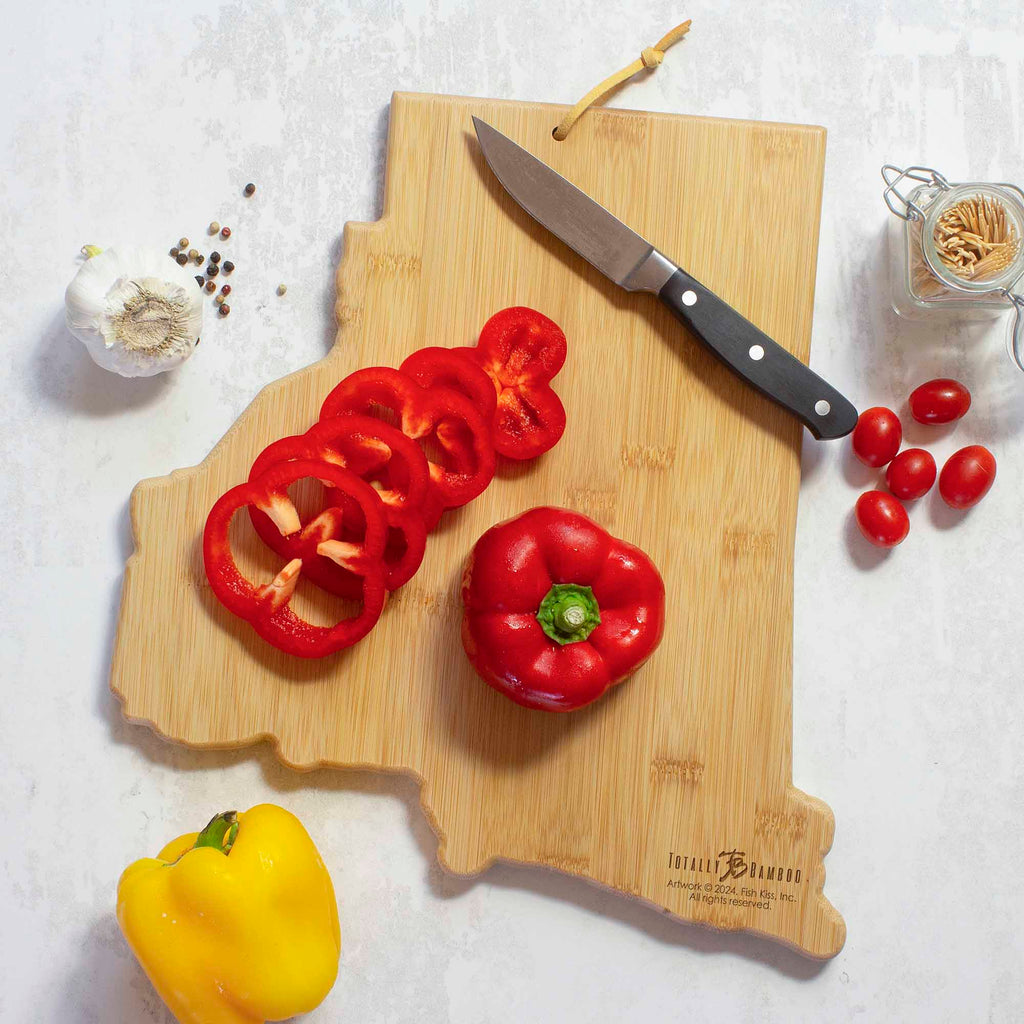 Rhode Island Cutting Board with Artwork by Fish Kiss™