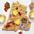 Rhode Island Cutting Board with Artwork by Fish Kiss™