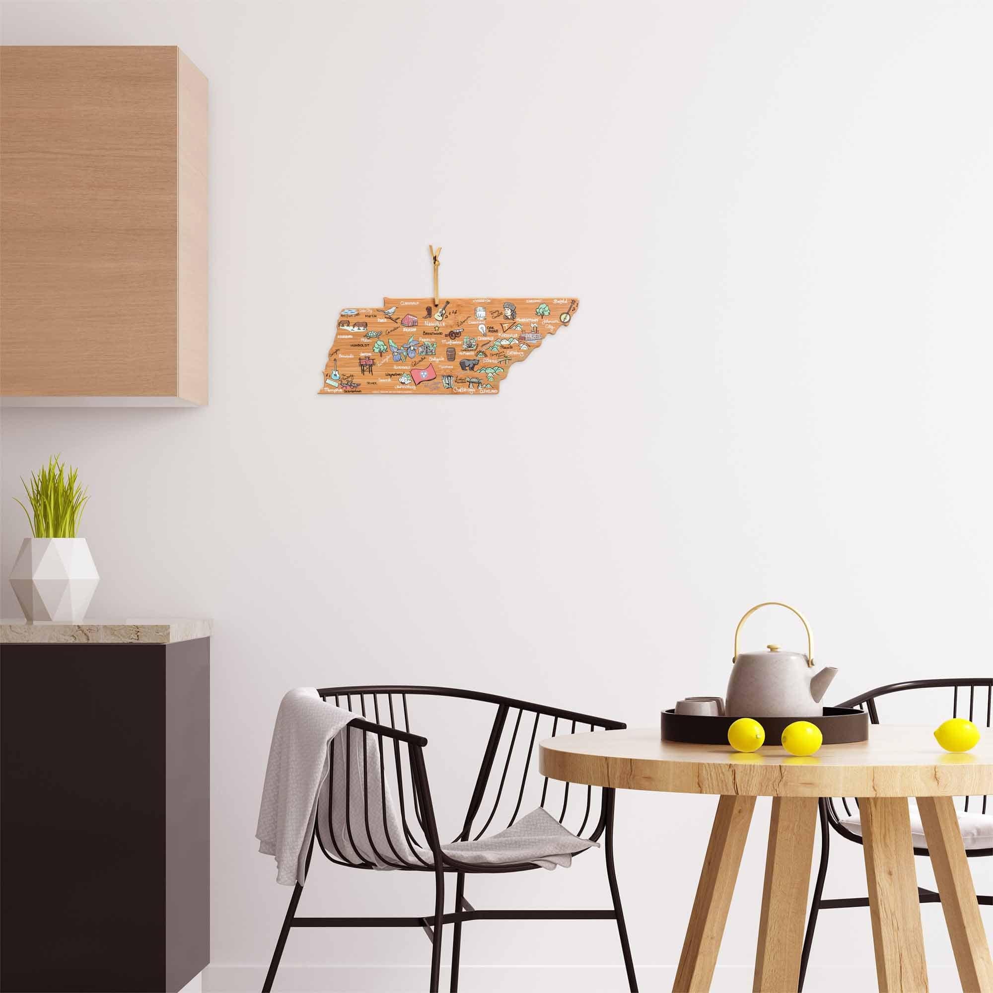 Tennessee Cutting Board with Artwork by Fish Kiss™