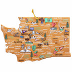 Washington Cutting Board with Artwork by Fish Kiss™