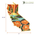 California Cutting Board with Artwork by Summer Stokes