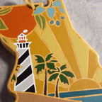 Florida Cutting Board with Artwork by Summer Stokes