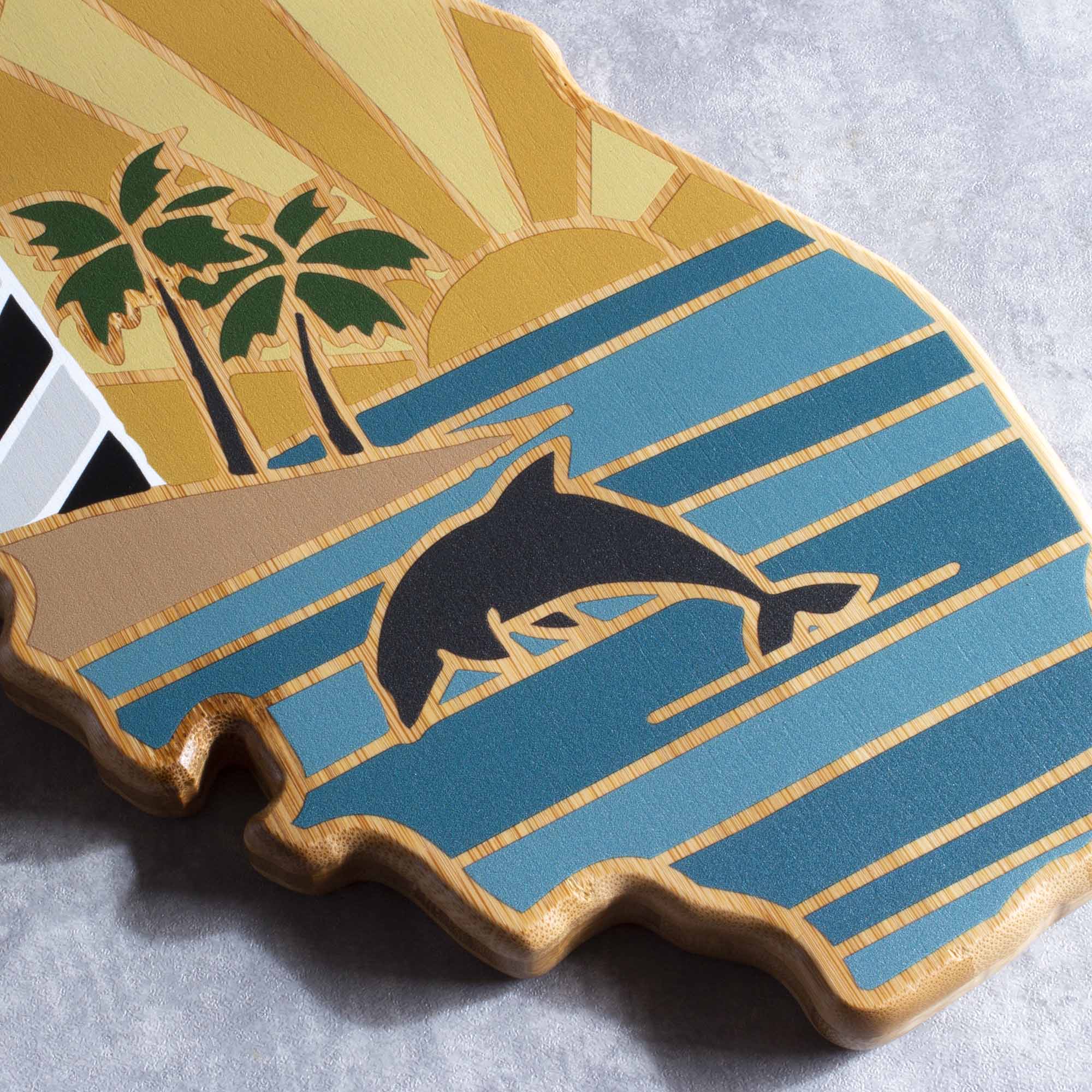 Florida Cutting Board with Artwork by Summer Stokes