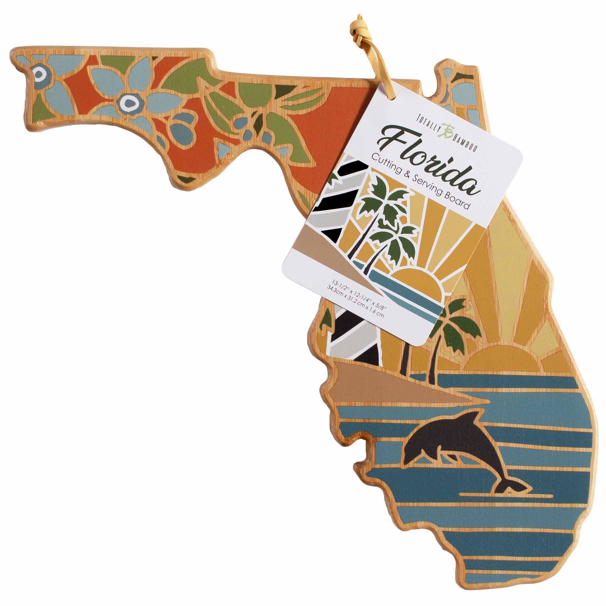 Florida Cutting Board with Artwork by Summer Stokes