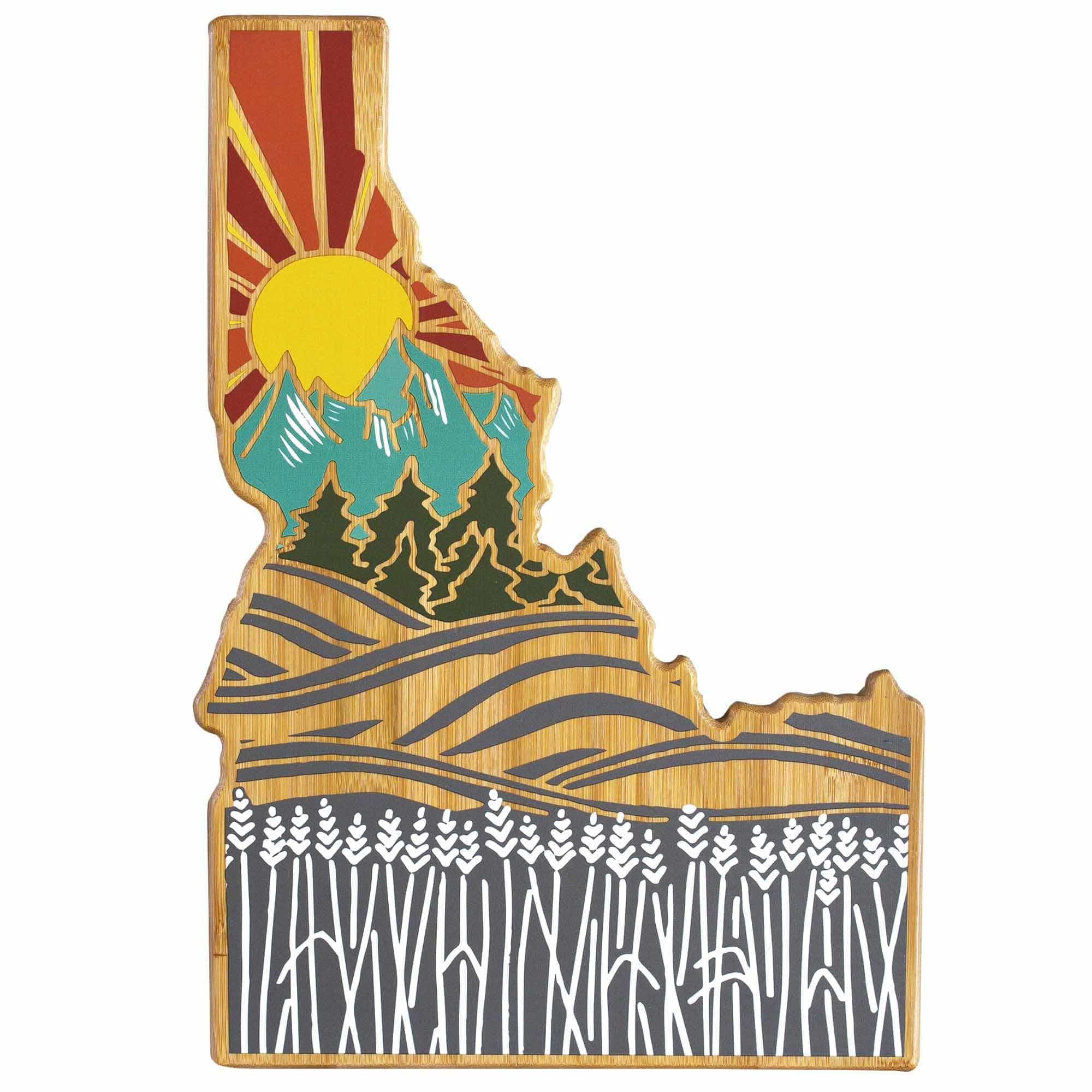 Idaho Cutting Board with Artwork by Summer Stokes