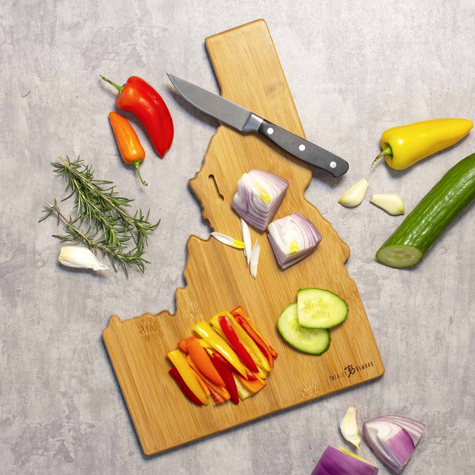 Idaho Cutting Board with Artwork by Summer Stokes