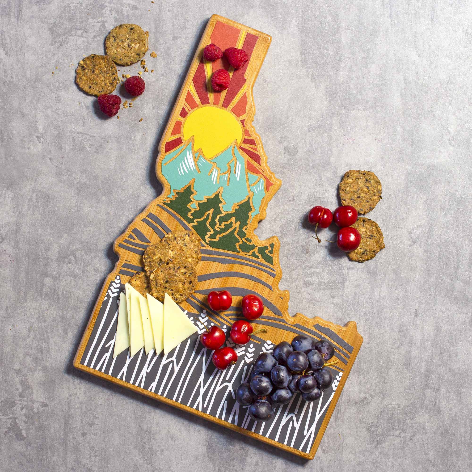 Idaho Cutting Board with Artwork by Summer Stokes