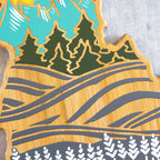 Idaho Cutting Board with Artwork by Summer Stokes