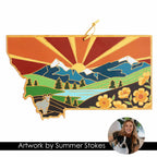 Montana Cutting Board with Artwork by Summer Stokes
