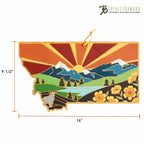 Montana Cutting Board with Artwork by Summer Stokes