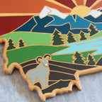 Montana Cutting Board with Artwork by Summer Stokes