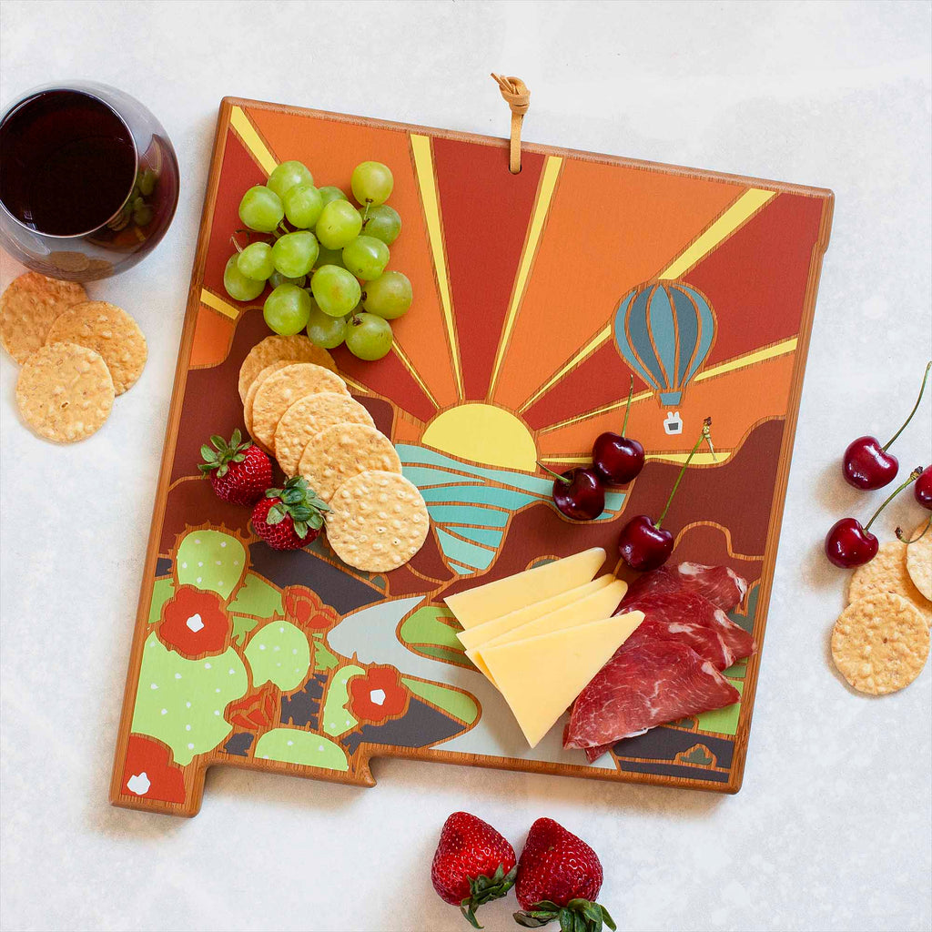 New Mexico Cutting Board with Artwork by Summer Stokes