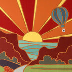 New Mexico Cutting Board with Artwork by Summer Stokes