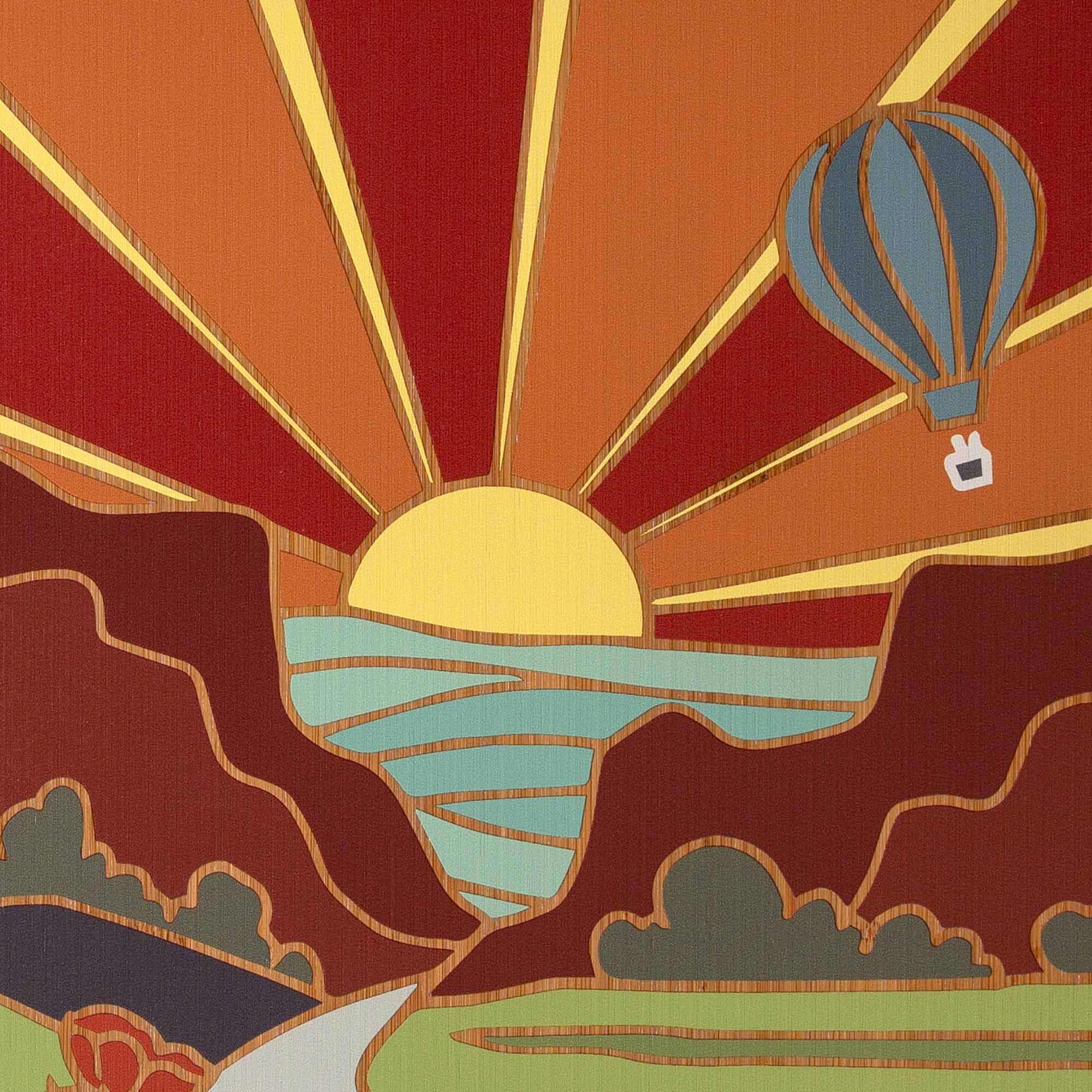 New Mexico Cutting Board with Artwork by Summer Stokes