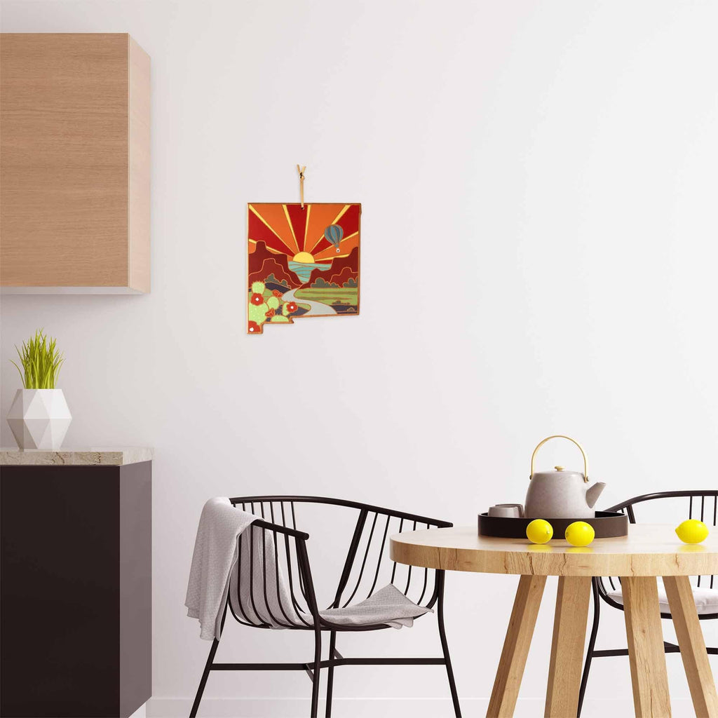 New Mexico Cutting Board with Artwork by Summer Stokes