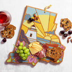 Rhode Island Cutting Board with Artwork by Summer Stokes