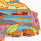 Rhode Island Cutting Board with Artwork by Summer Stokes